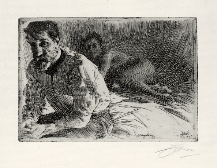  安德斯·莱奥纳德·佐恩 Anders Leonard Zorn —— 佐恩(素描) (62)